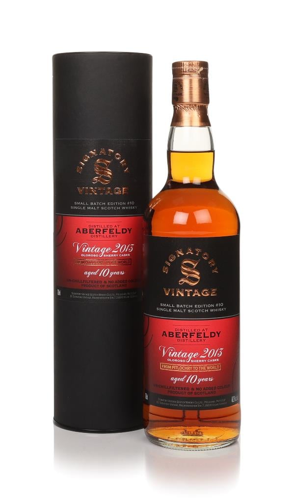 Aberfeldy 10 Year Old 2013 - Small Batch Edition #10 (Signatory) Single Malt Whisky