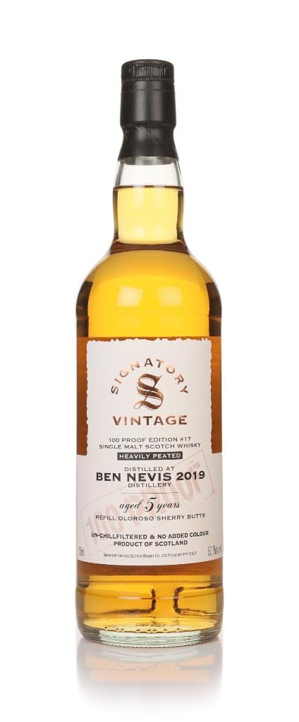 Ben Nevis 5 Year Old 2019 - 100 Proof Edition #17 (Signatory) Single Malt Whisky