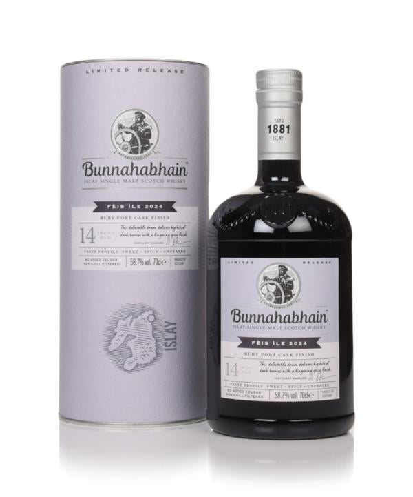 Bunnahabhain 14 Year Old 2009 Ruby Port Cask Finish - Feis Ile 2024 Single Malt Whisky