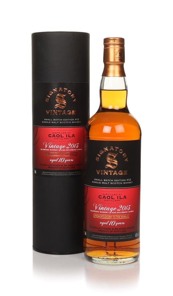 Caol Ila 10 Year Old 2013 - Small Batch Edition #12 (Signatory) Single Malt Whisky