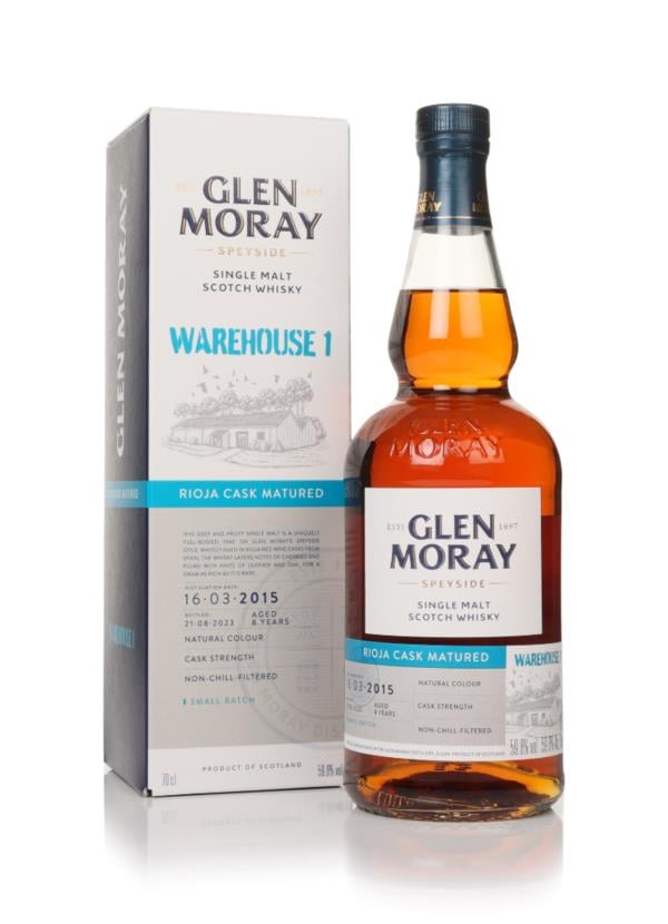 Glen Moray 8 Year Old 2015 Rioja Matured - Warehouse 1 Single Malt Whisky