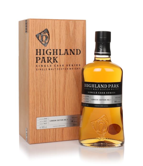 Highland Park 18 Year Old 2002 (cask 4627) Single Cask Series - London Single Malt Whisky