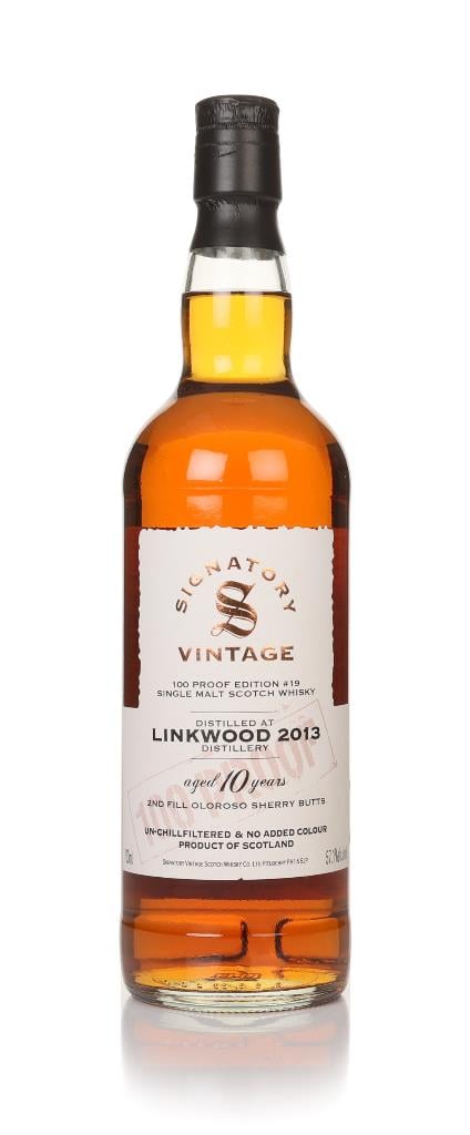 Linkwood 10 Year Old 2013 - 100 Proof Edition #19 (Signatory) Single Malt Whisky