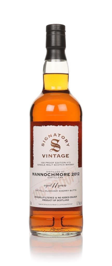 Mannochmore 11 Year Old 2012 - 100 Proof Edition #13 (Signatory) Single Malt Whisky