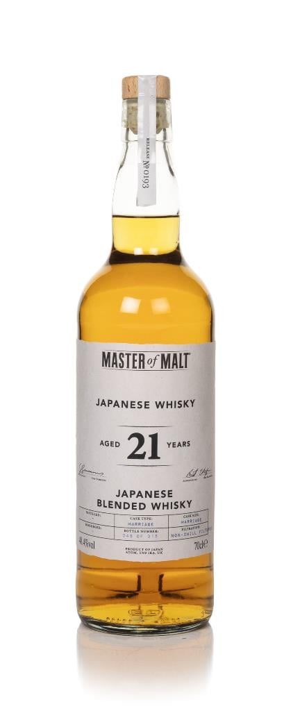 Japanese Blended Whisky 21 Year Old (Master of Malt) Blended Whisky