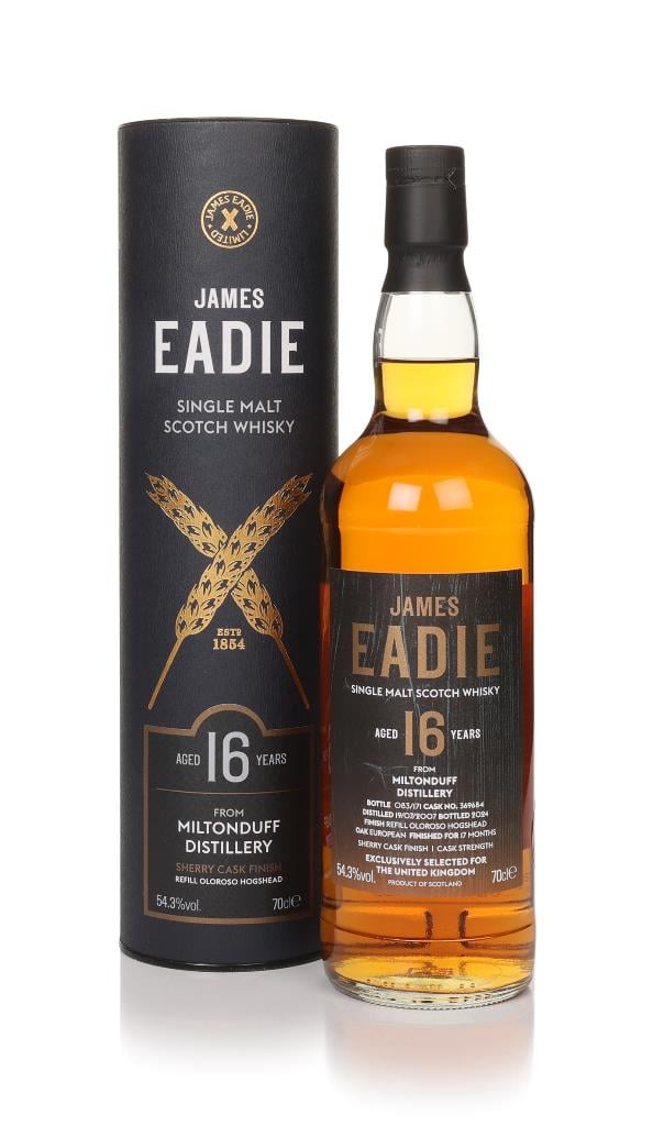 Miltonduff 16 Year Old 2007 (cask 369684) - James Eadie Single Malt Whisky