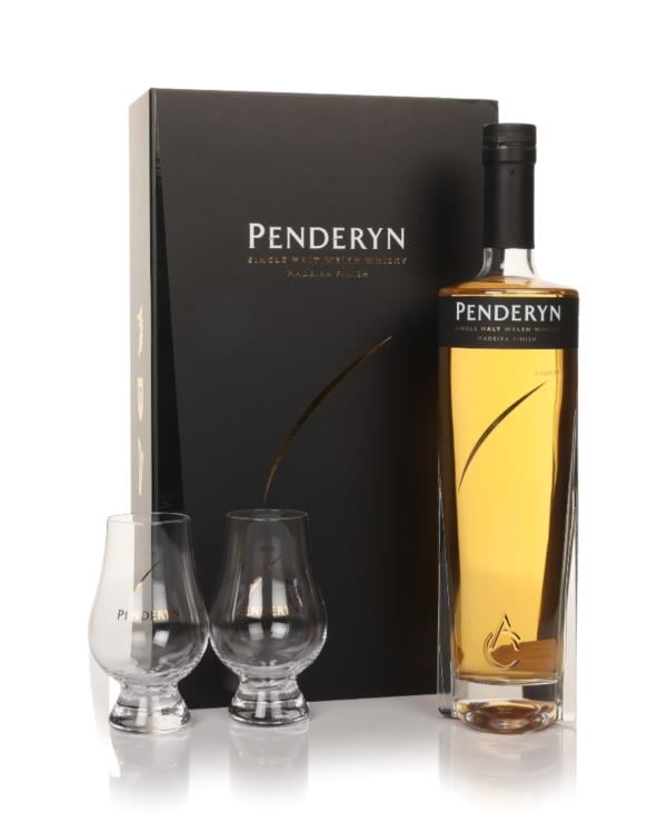 Penderyn Madeira Finish Gift Set with 2x Glasses Single Malt Whisky