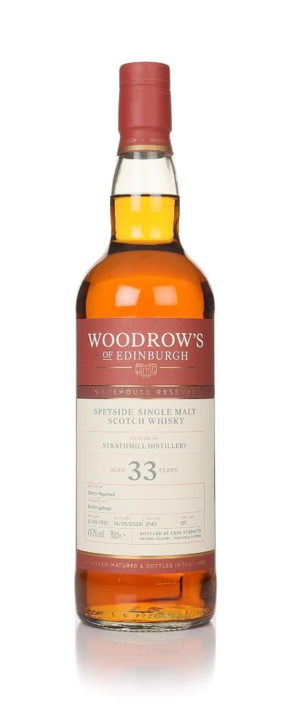 Strathmill 33 Year Old 1991 (cask 2147) - Woodrows of Edinburgh Single Malt Whisky