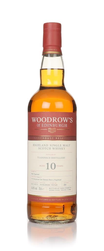 Teaninich 10 Year Old 2013 (cask 707145) - Woodrows of Edinburgh Single Malt Whisky