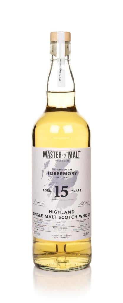 Tobermory 15 Year Old 2008 Single Cask (Master of Malt) Single Malt Whisky