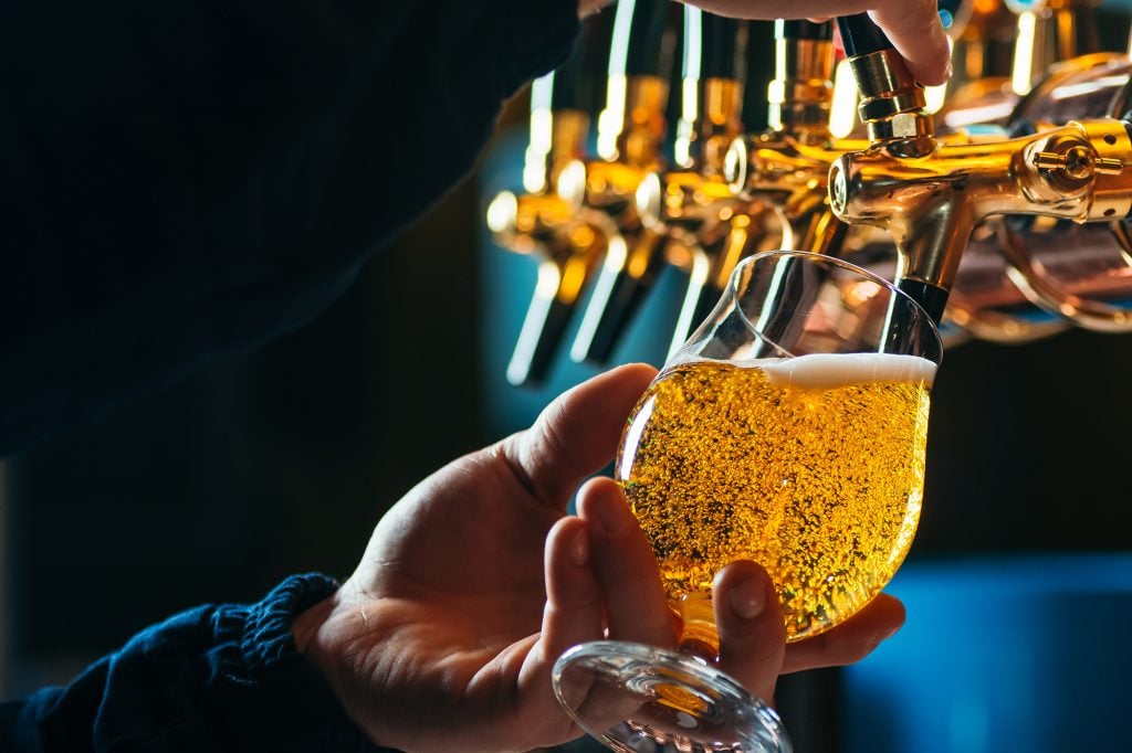 How many units in a pint of beer?