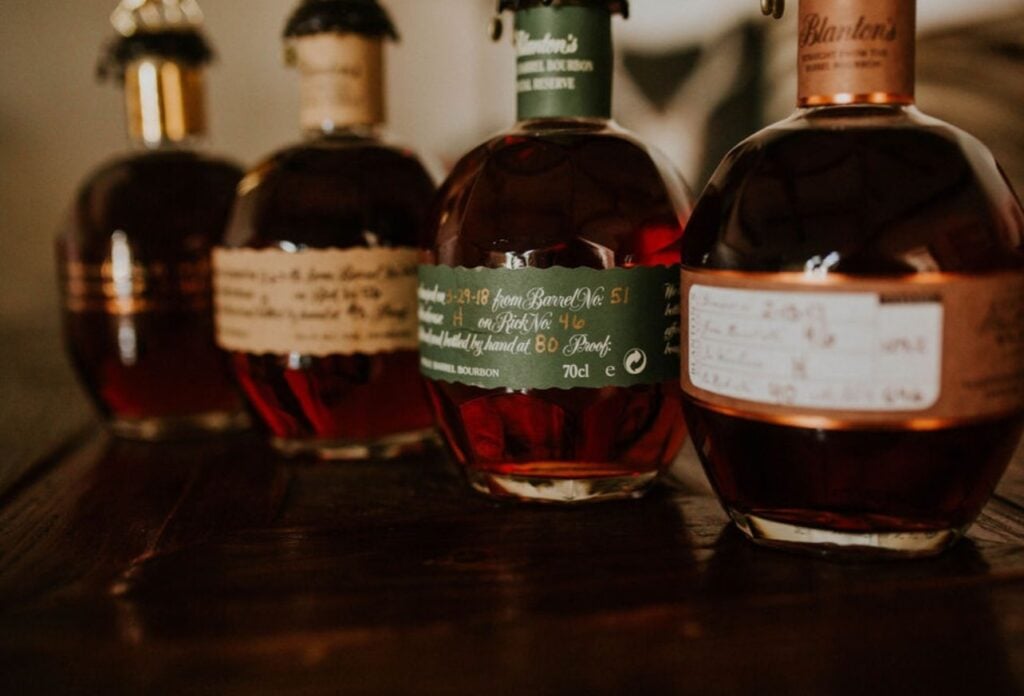 Blanton's makes single barrel whiskey