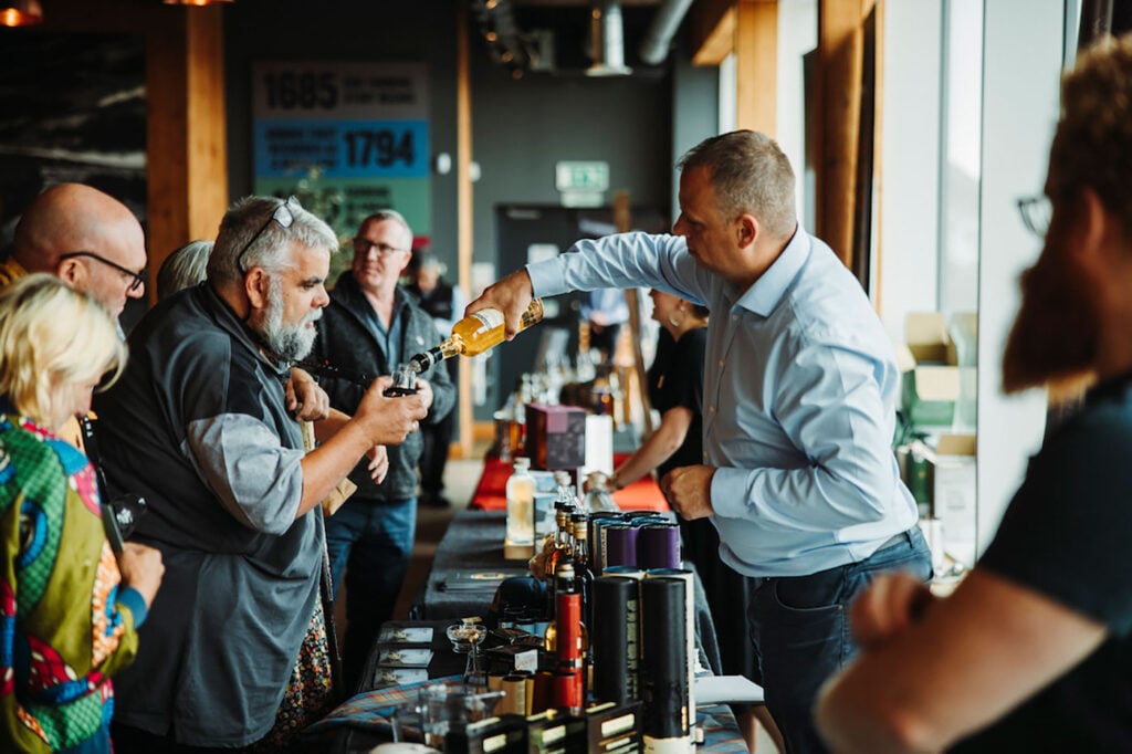 Scenes from Arbikie's 'A Dram Good Whisky Festival'