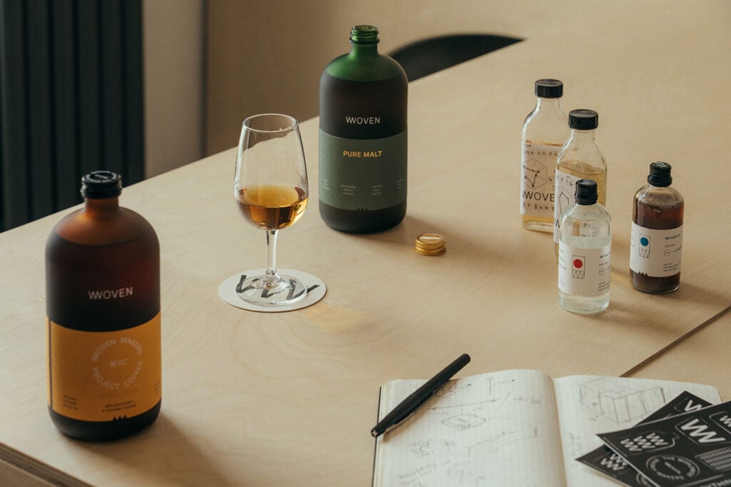 The Woven Whisky blending lab