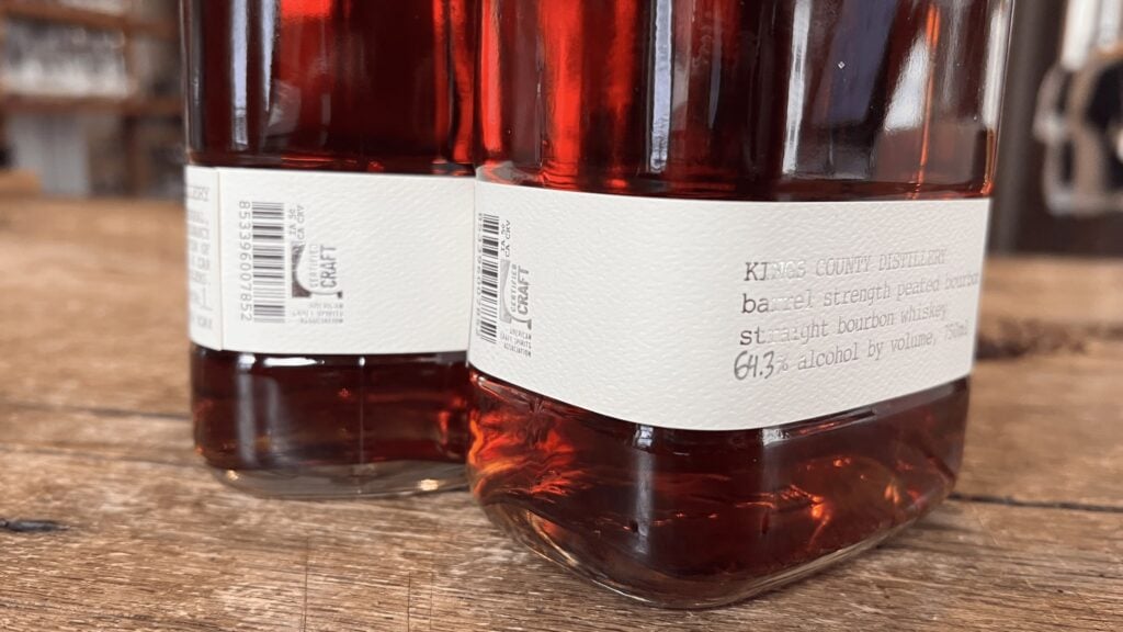 Whisky from Kings County DIstillery in New York
