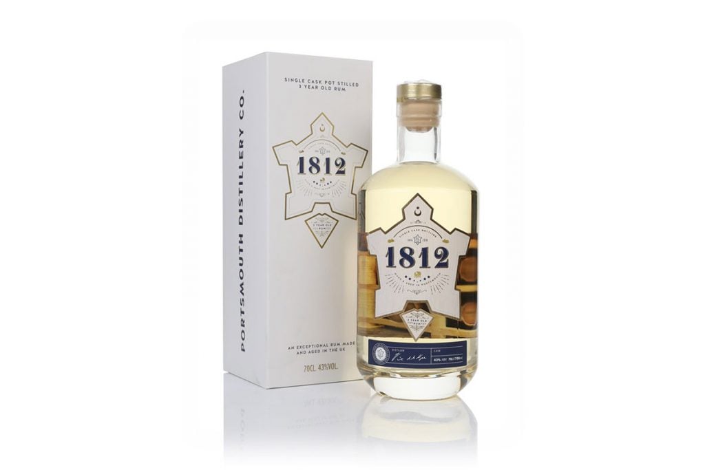 1812 3 Year Old Rum 70cl