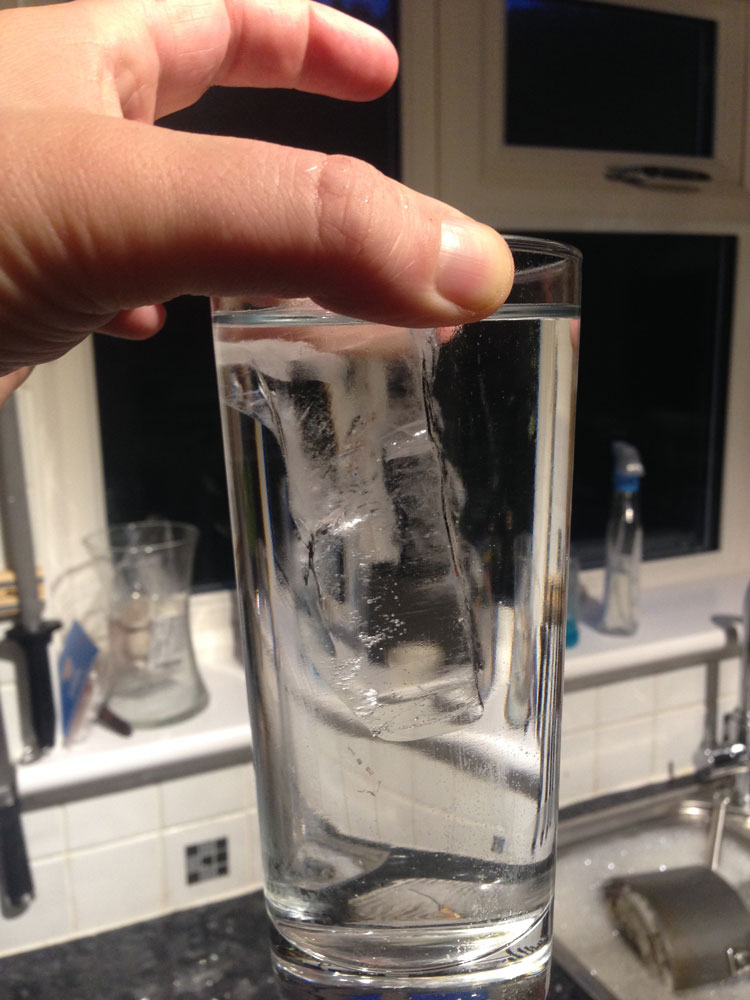 Clear Ice Glass