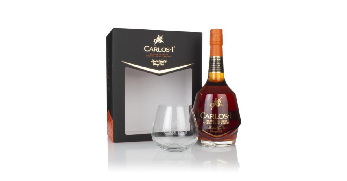 Pack Malt with Glass Gran Gift Brandy I | of Master Reserva Solera Carlos
