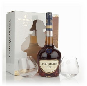 Courvoisier VS With 2 Glasses Gift Pack Cognac - Master Of Malt