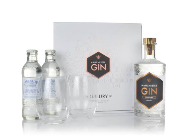 Personalised Manchester Gin Gift Set in Luxury Engraved Gift Box