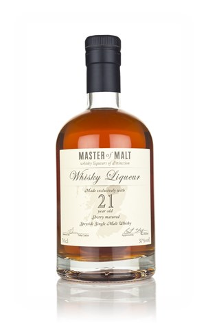 Master Of Malt 21 Year Old Speyside Whisky Liqueur - Master Of Malt