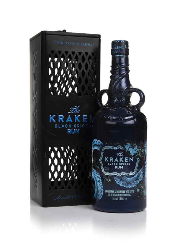 Kraken Black Spiced Rum Dark Label 70 Proof 1.75L