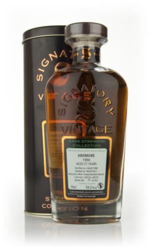 Ardmore 21 Year Old 1990 - Cask Strength Collection (Signatory) Whisky 70cl  | Master of Malt