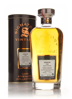 Ardmore 20 Year Old 1990 - Cask Strength Collection (Signatory) Whisky 70cl  | Master of Malt