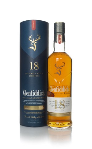 Glenfiddich 18 Year Old Whisky 70cl Master of Malt