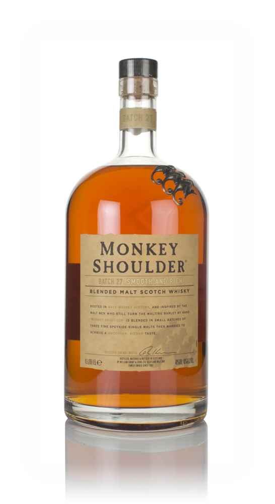Monkey Shoulder Blended Malt Scotch (4.5L) Malt Whisky Master of 