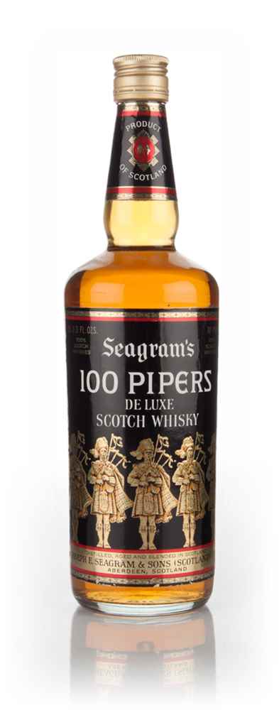 Seagram S 100 Pipers 1970s Whisky Master Of Malt