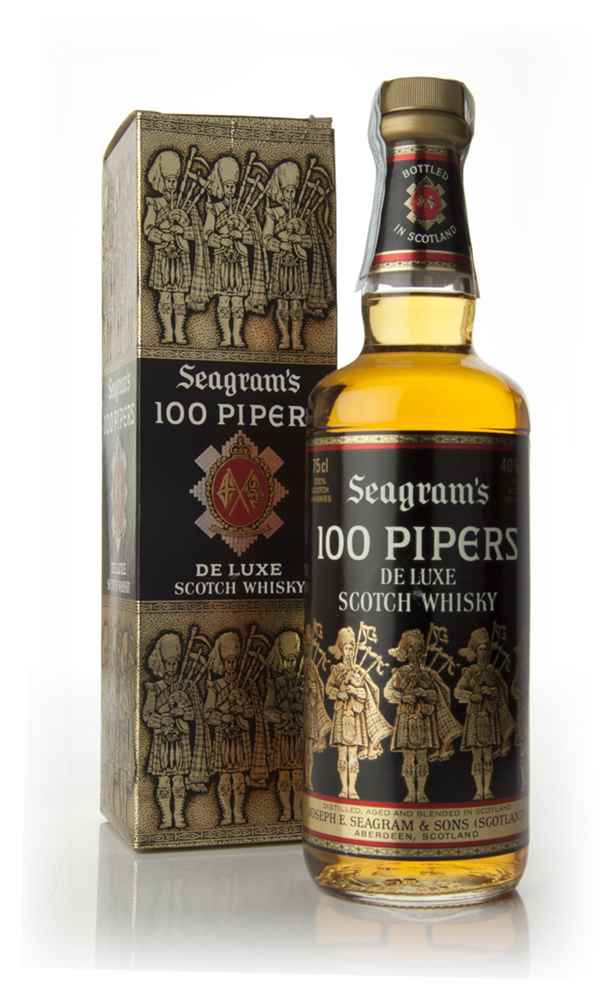 Seagram S 100 Pipers Whisky Master Of Malt